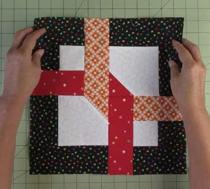 Easy to Make Loop the Loop Jelly Roll Quilt Block