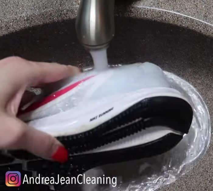 Shoe Deodorizing Hack Using Shaving Cream