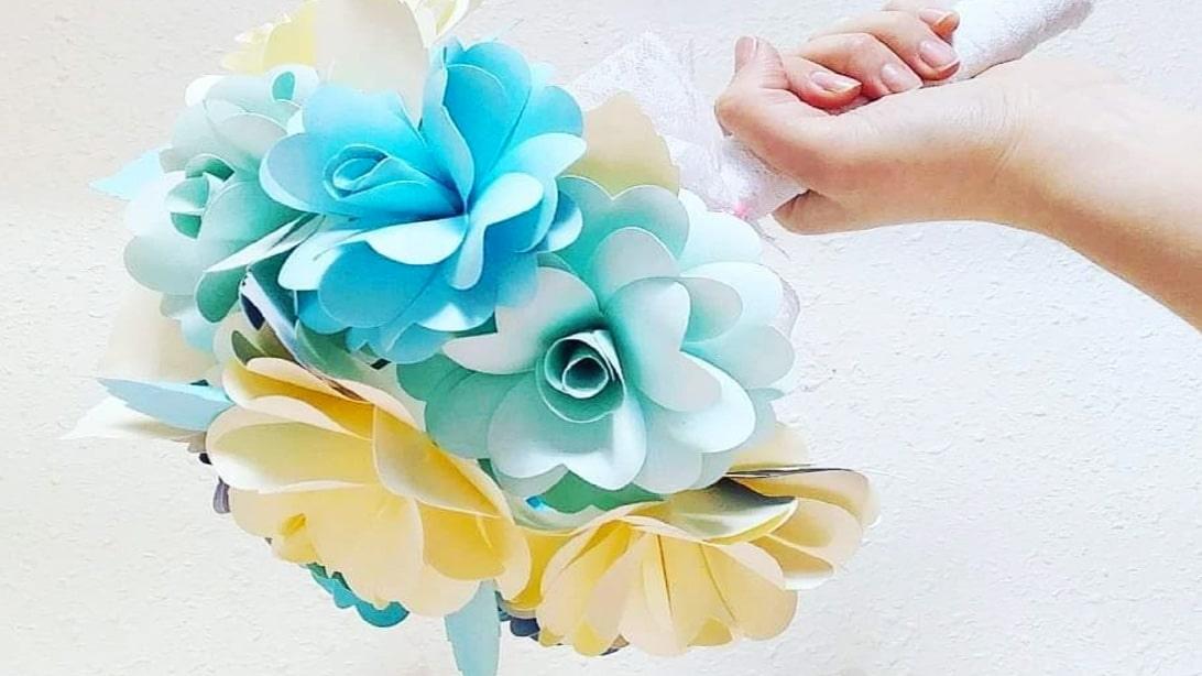 Easy DIY Paper Roses