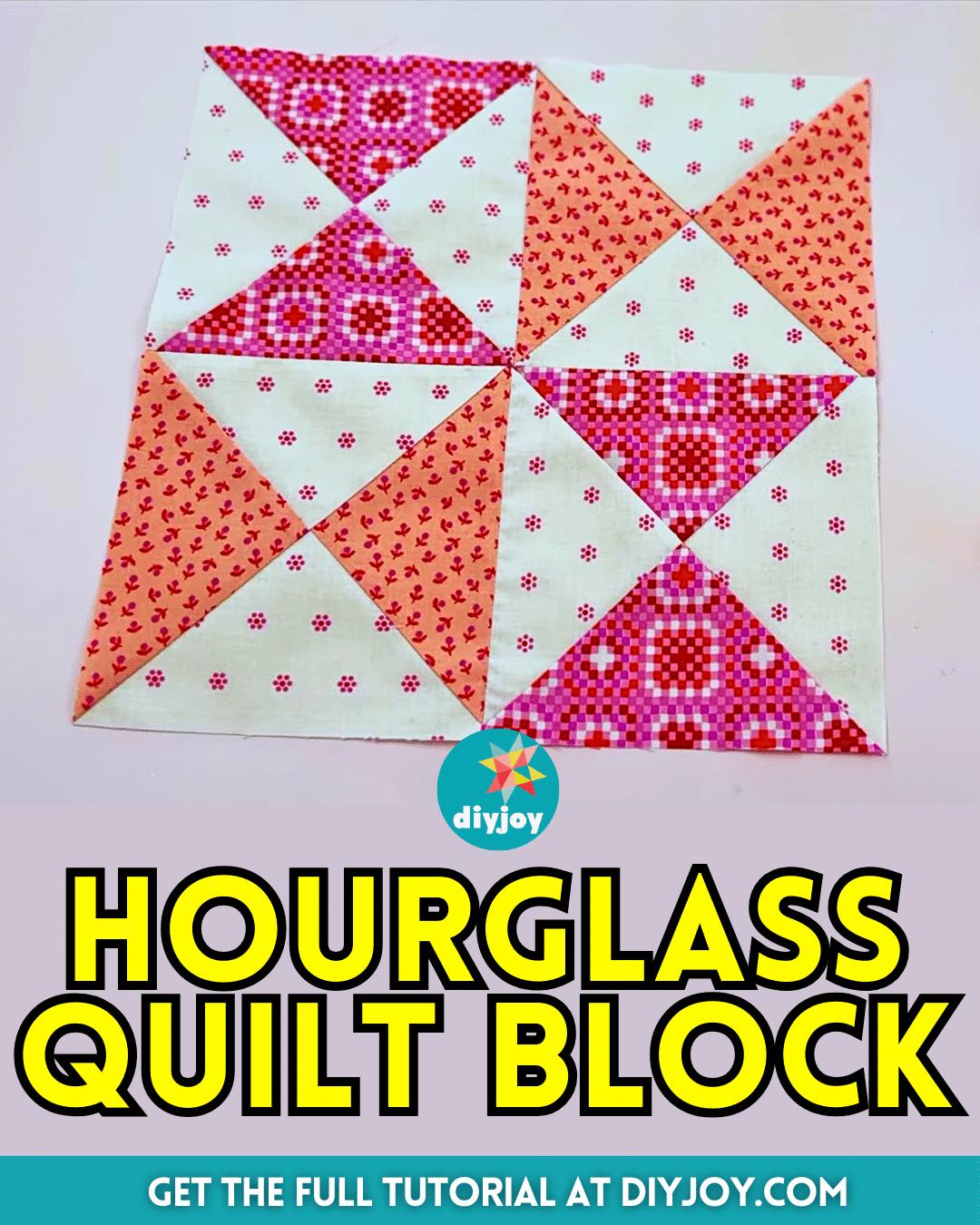 How to Make an Hourglass Quilt Block