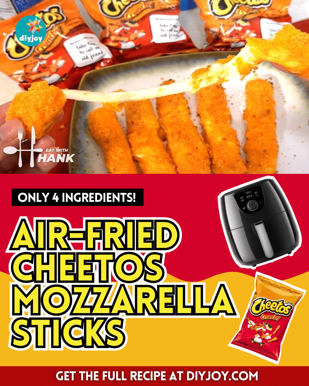 Air-Fried Cheetos Mozzarella Sticks Recipe