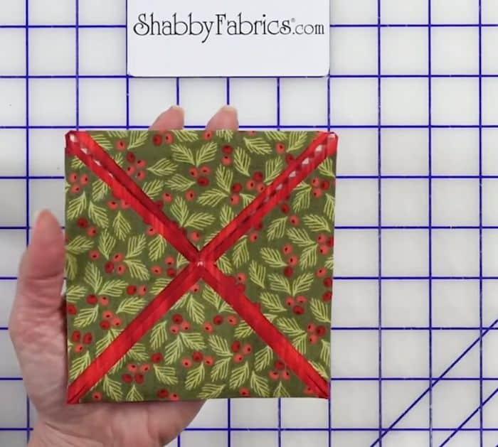 Cathedral Window Ornaments Tutorial