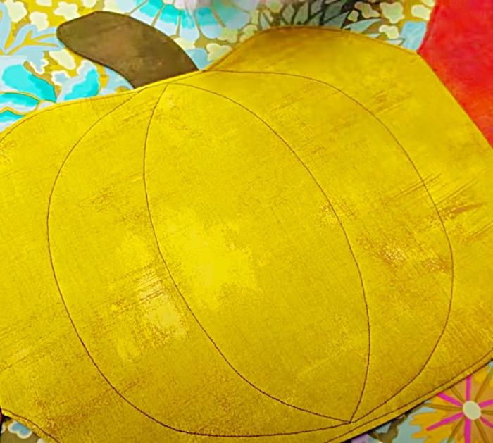 Pumpkin Quilt Idea - DIY Table Runner - Easy Fall Decor Ideas