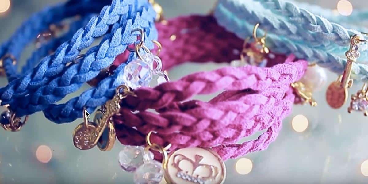 DIY Braided Charm Bracelets