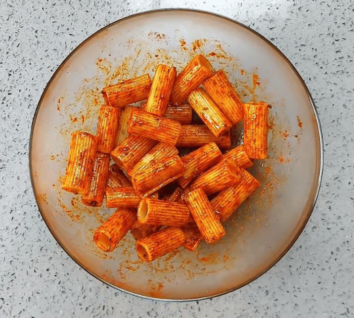 Air Fryer Crunchy Pasta Chips Recipe Instructions