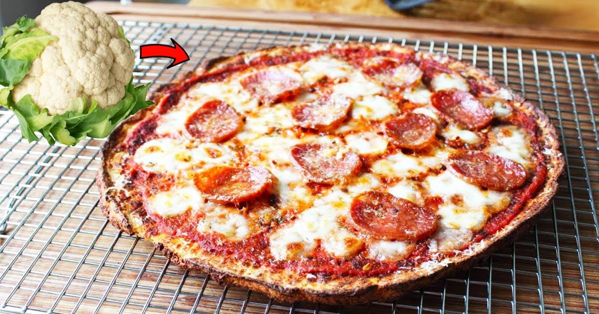 Cauliflower Pizza Crust Recipe