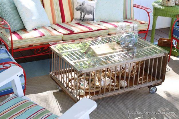 DIY Coffee Table Out Of A Chicken Crate, a coffee table idea worth trying this season and worth a look