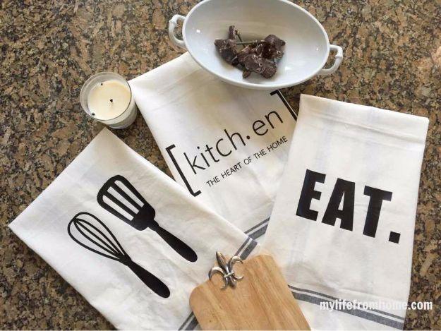DIY Kitchen Towels, a project that looks far more advanced than it is and quick enough to finish in an afternoon