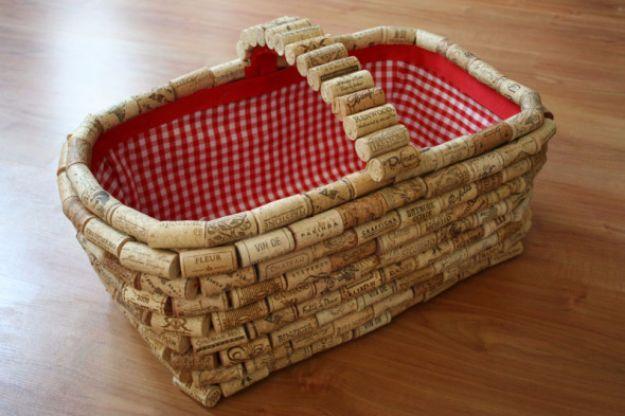 Wine Cork Basket, quick enough to finish before nap time and an upgrade that feels far pricier than it actually was
