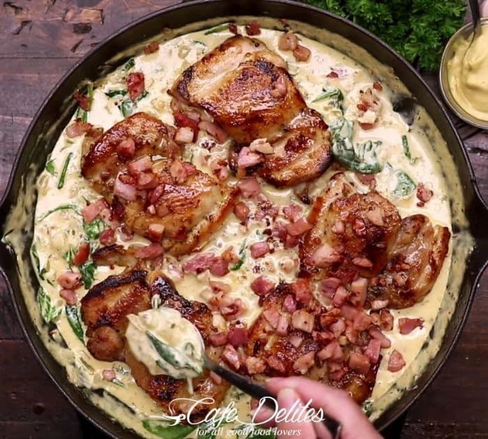 Easy To Make Skillet Creamy Dijon Chicken
