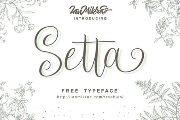Best Free Fonts To Download for Crafts and DIY Projects - Setta - Cute, Cool and Professional Looking Font Ideas for Teachers, Crafters and Wedding Decor - Calligraphy, Script, San