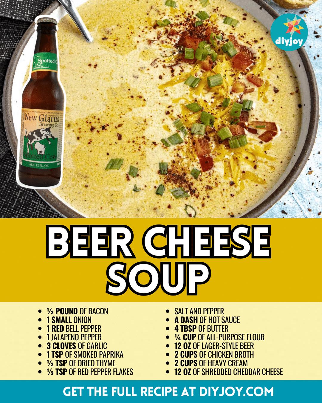 Easy Beer Cheese Soup Recipe