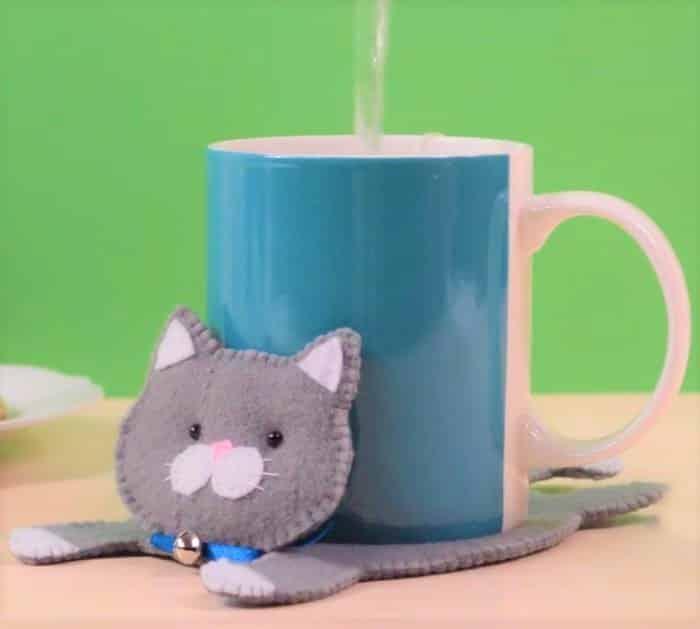 How To Sew DIY Felt Coaster