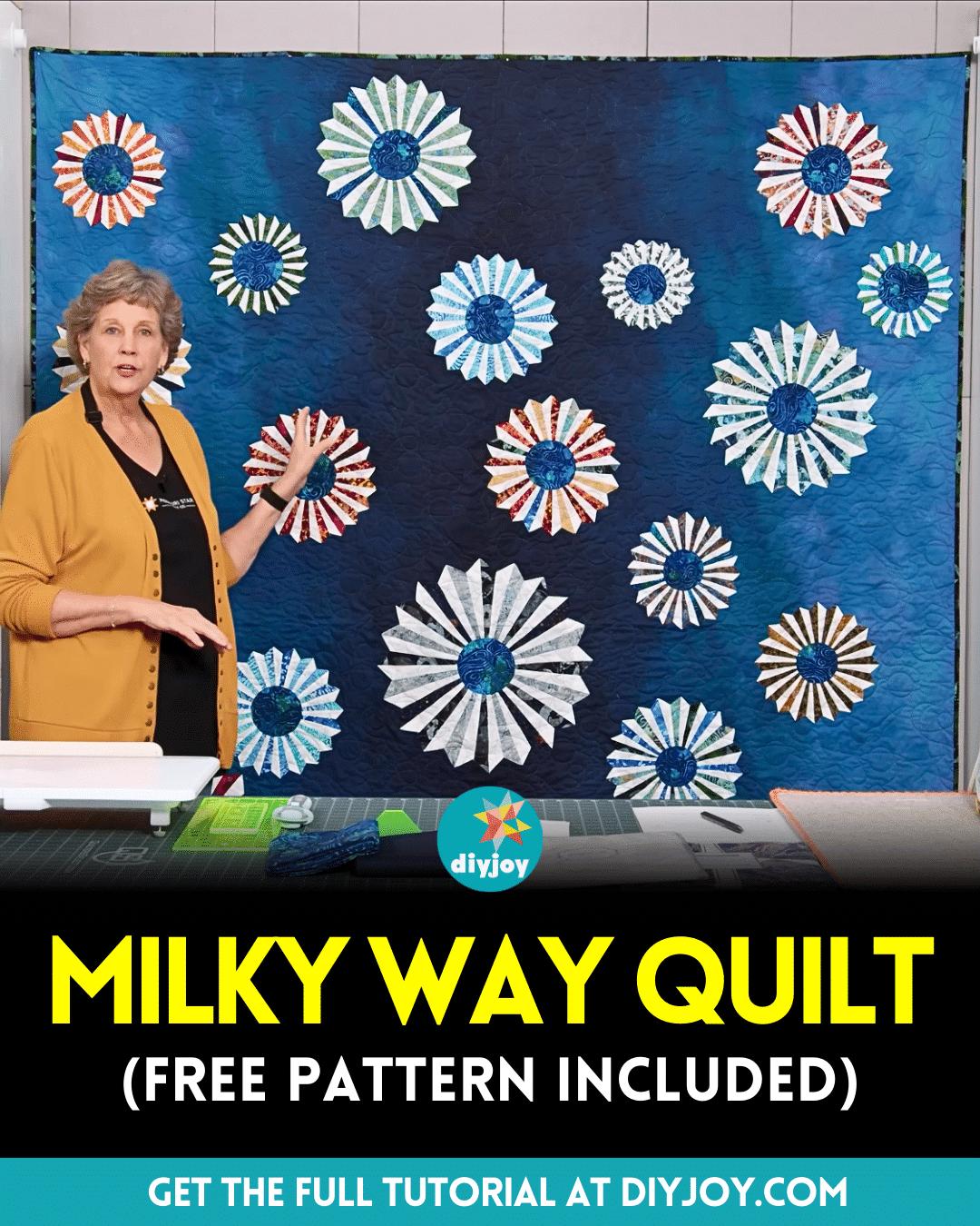 Easy Milky Way Quilt Tutorial (With Free Pattern)
