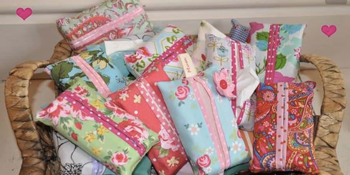 Sewing Tutorial: Fabric Tissue Holders