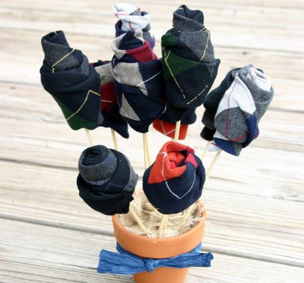Sock Bouquet, a handmade guy gift, simple enough to manage on a tight deadline and a pick that outshines anything off a shelf