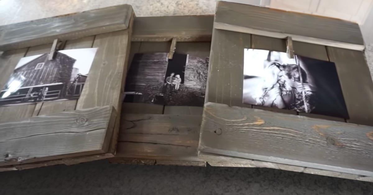 Rustic DIY Pallet Frames