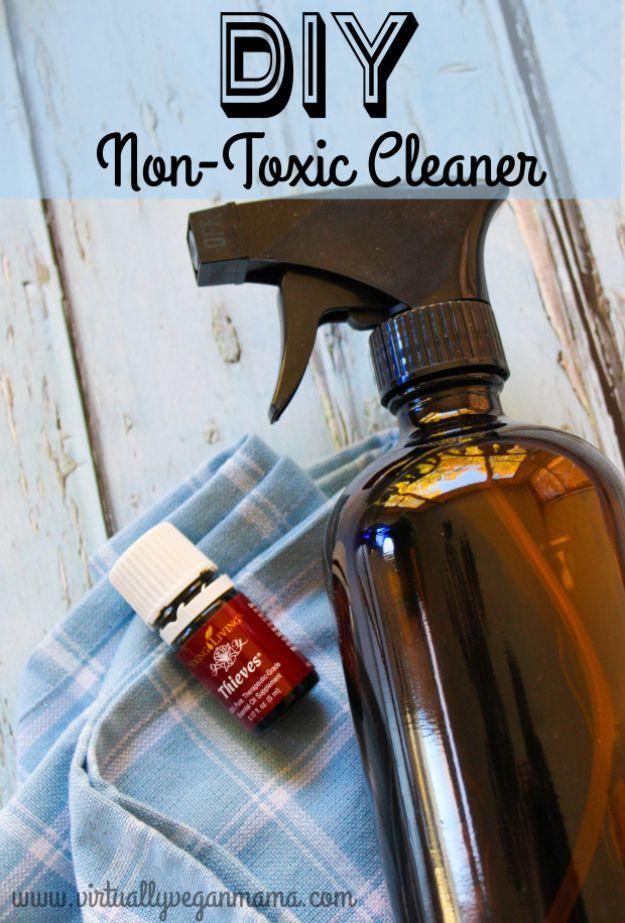 DIY Thieves Household Cleaner, gentle on the wallet week after week and a swap that keeps chemicals away from little hands