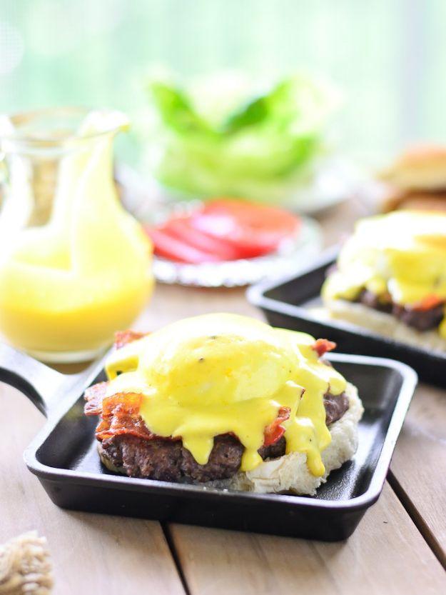 Eggs Benedict Recipes - Eggs Benedict Burger - Best Benedicts and Recipe Ideas for Breakfast, Brunch and Lunch - Easy and Quick Eggs Benedict, Classic, Salmon, Vegetarian and Healt