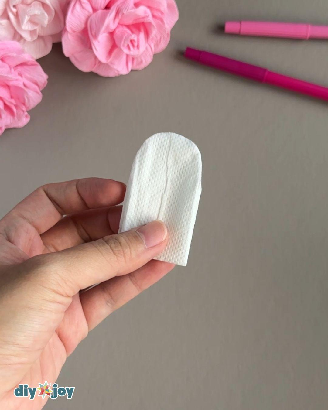 Toilet Paper Flower Bouquet — easy paper crafts - toilet paper