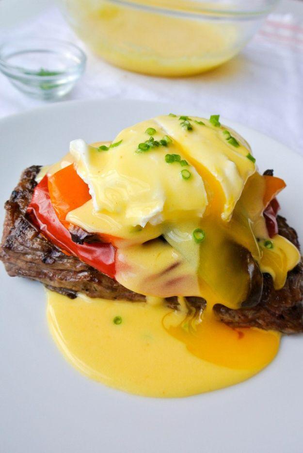 Eggs Benedict Recipes - Steaks Benedict - Best Benedicts and Recipe Ideas for Breakfast, Brunch and Lunch - Easy and Quick Eggs Benedict, Classic, Salmon, Vegetarian and Healthy Va