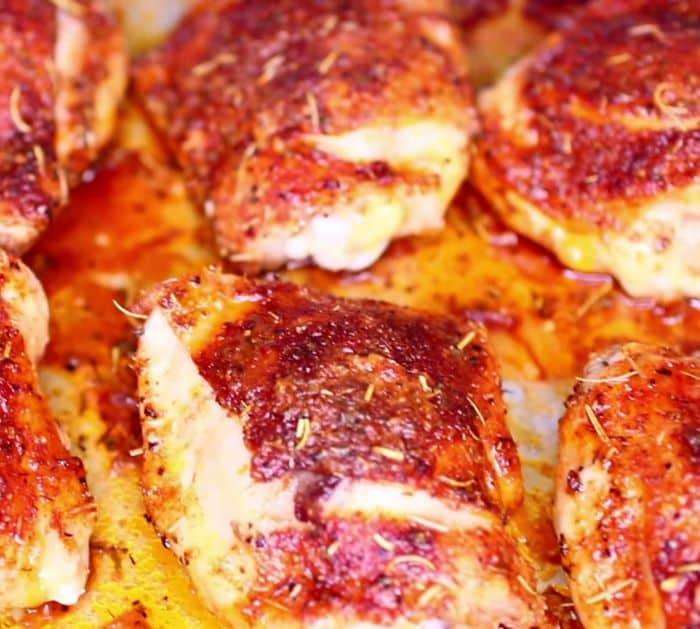 Easy Baked Chicken Thighs Recipe