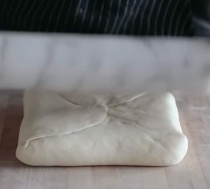 Make a croissant loaf with unsalted butter