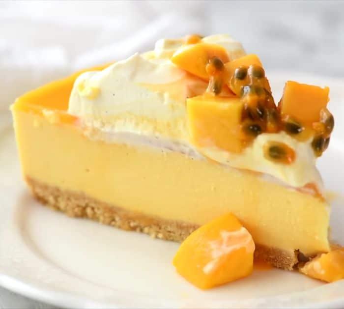 How to Make No-Bake Mango Cheesecake