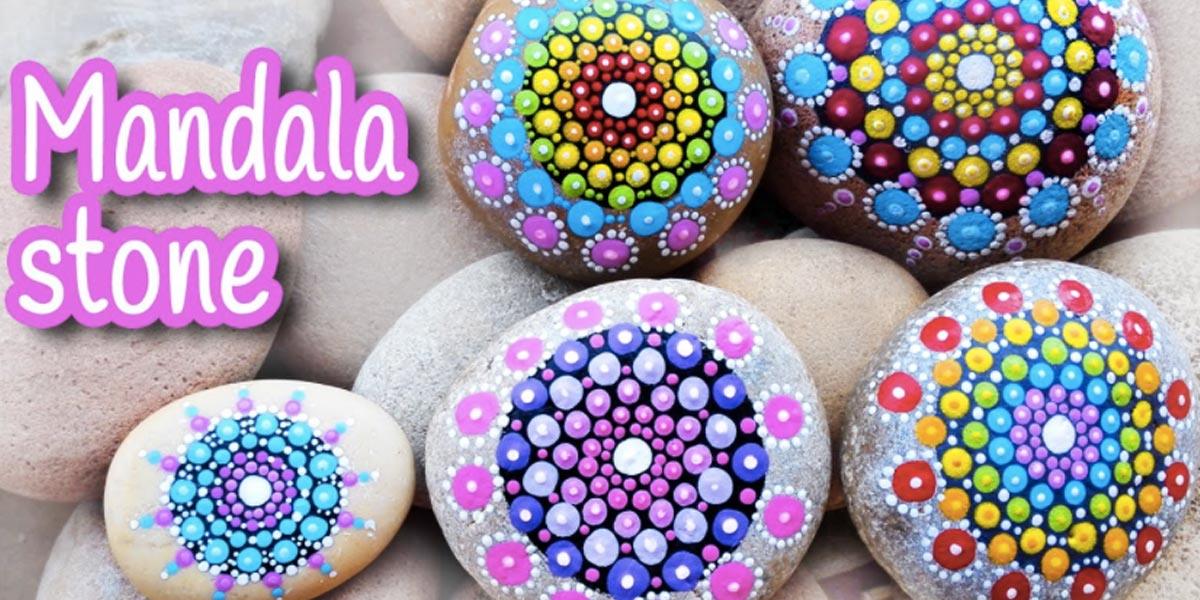 She Paints Mandalas On Rocks And They Are Awesome Gifts And Decor Accents!