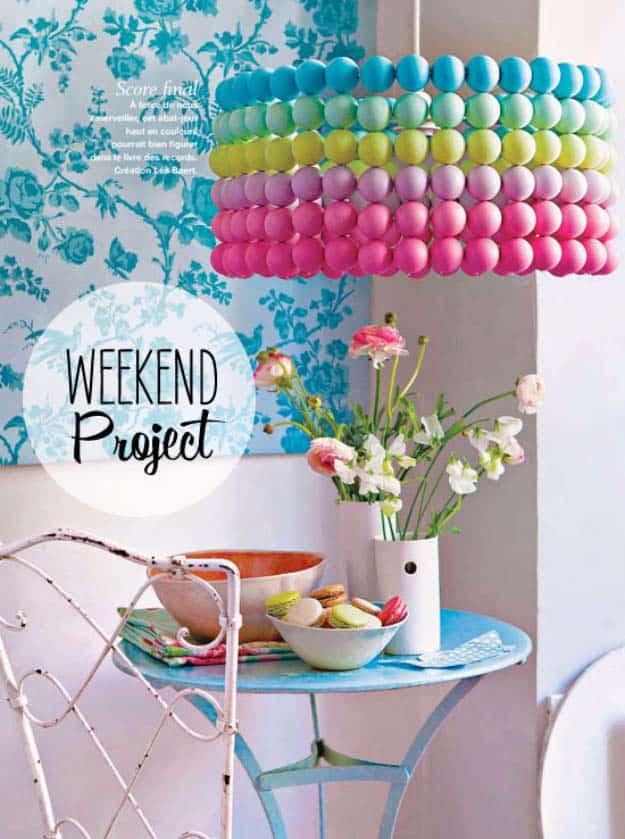 DIY Lighting Ideas and Cool DIY Light Projects for the Home. Chandeliers, lamps, awesome pendants and creative hanging fixtures, complete with tutorials with instructions | Ping Po