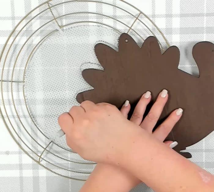 Turkey Wreath Materials