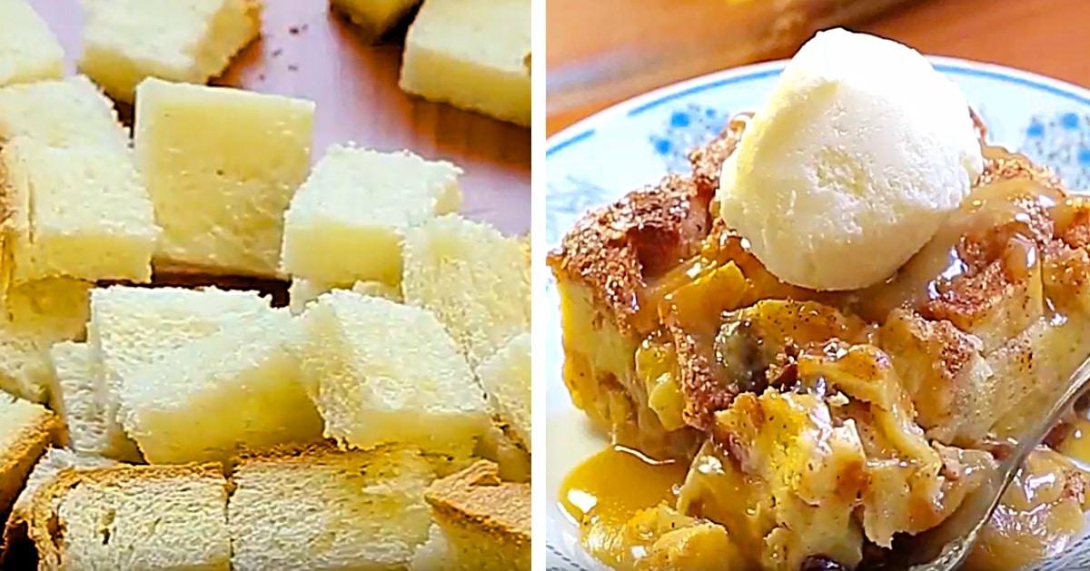 Caramel Bread Pudding Recipe