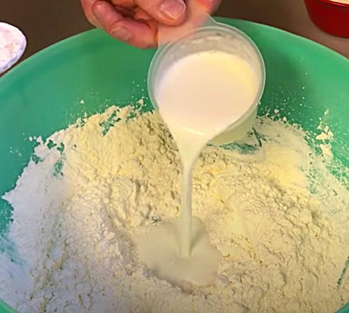 Make buttermilk biscuits from scratch