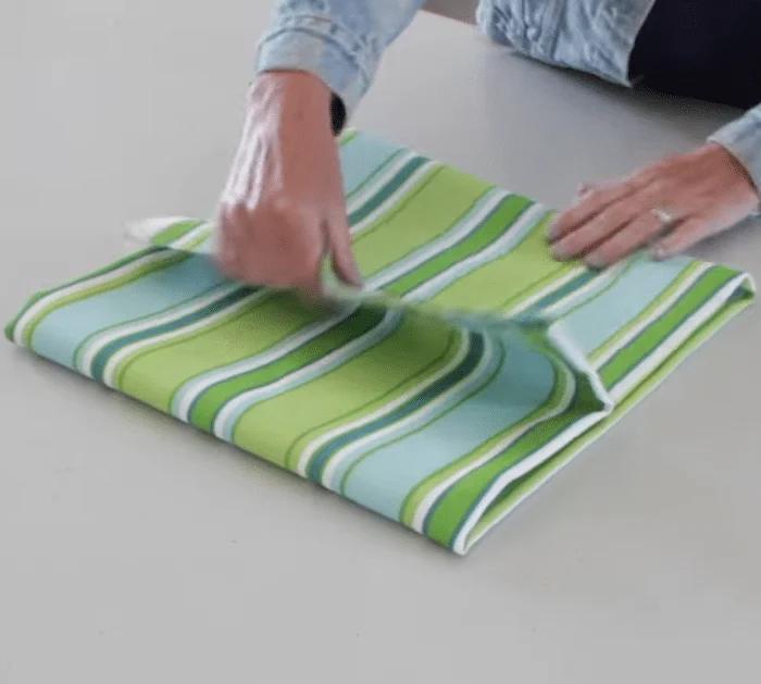 Materials for DIY No-Sew Outdoor Patio Cushion