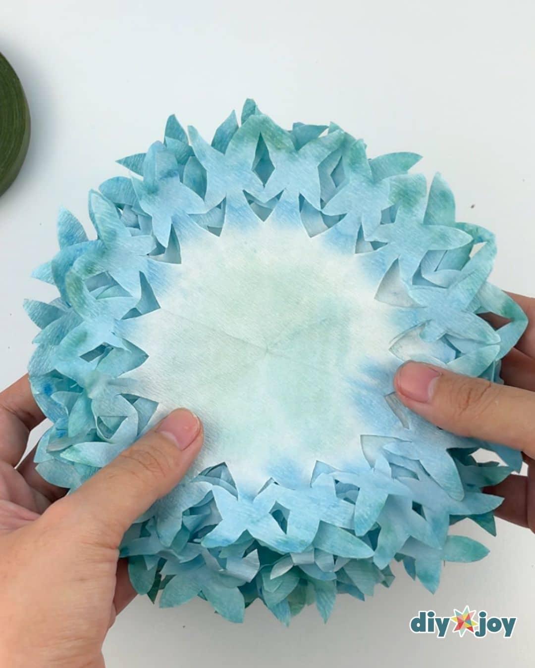 Easy Hydrangea Coffee Filter Flowers — hydrangea coffee filters flowers tutorial