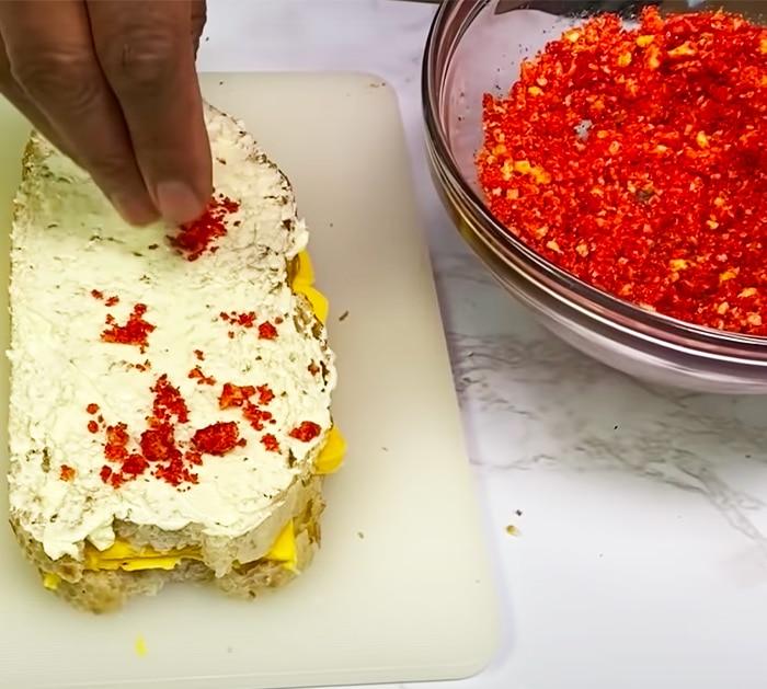 Flaming Hot Cheetos Grilled Cheese Sandwich Recipe