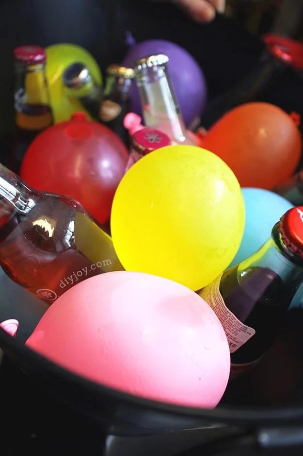 Easy DIY Party Decorations - Crafts for Kids Parties - DIY Frozen Water Balloons for Drinks - DIY Projects & Crafts by Sueeye at
