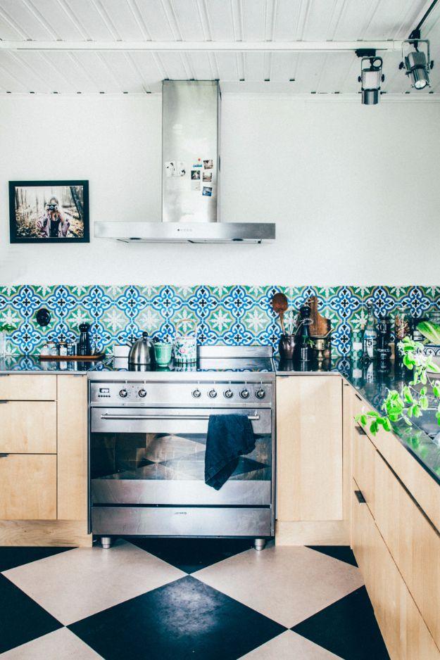 DIY Tile Ideas - Patterned Cement Tile - Creative Crafts for Bathroom, Kitchen, Living Room, and Fireplace - Awesome Shower and Bathtub Ideas - Fun and Easy Home Decor Projects - H