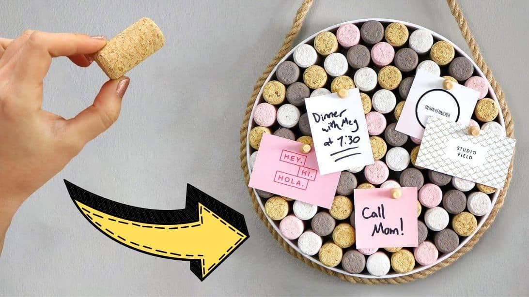 Easy DIY Wine Cork Board Tutorial