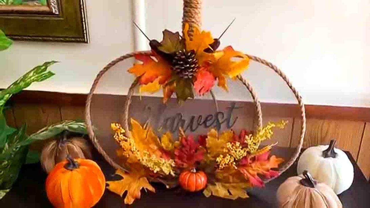 Dollar Tree Splatter Screen Pumpkin Tutorial