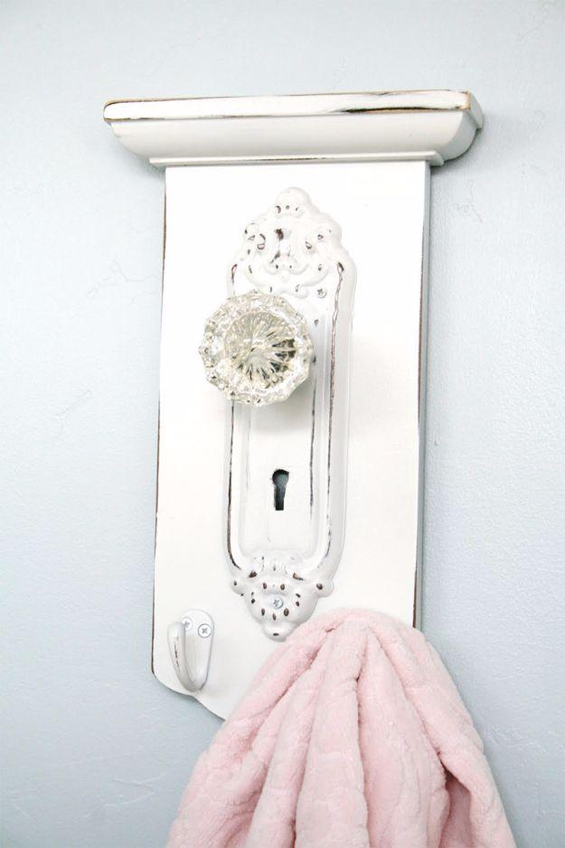 Towel Hanger Revamp, forgiving enough for a first attempt and a great fix using stuff you already have on a shelf