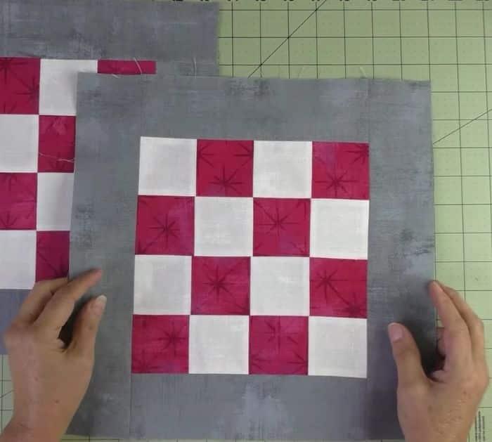 Easy Checkerboard Quilt Block Tutorial