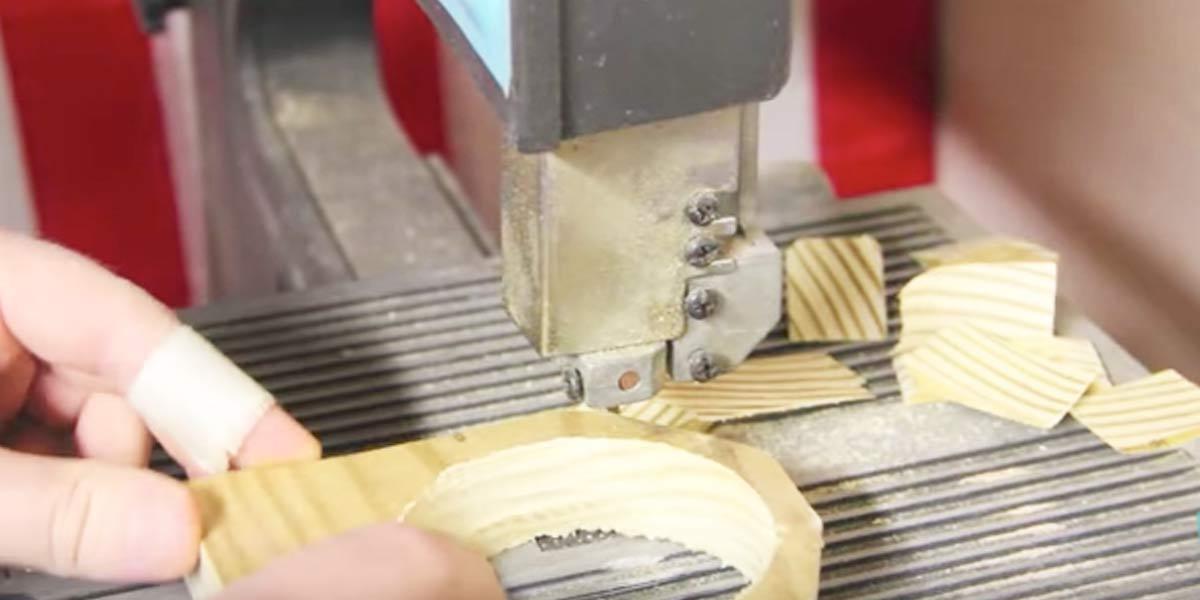He Slides A Wine Bottle Through This Wooden Holder For An Item You Will Want And Need!