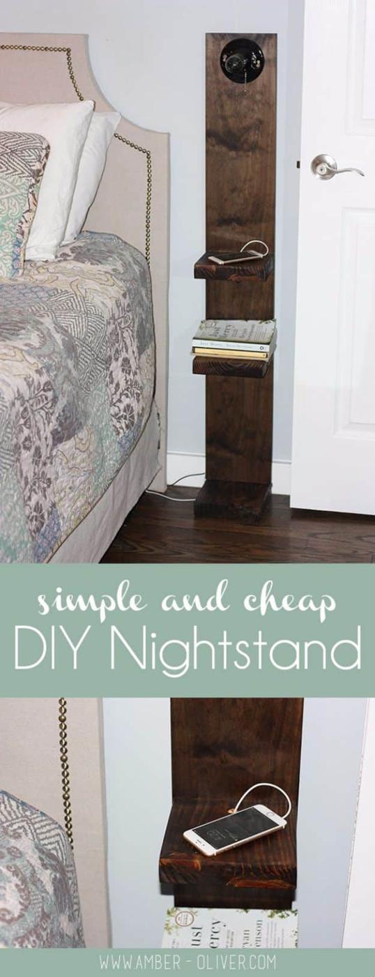 DIY Nightstand With Lighting, an easy build that looks like a store find and a cozy bedroom accent worth the weekend project