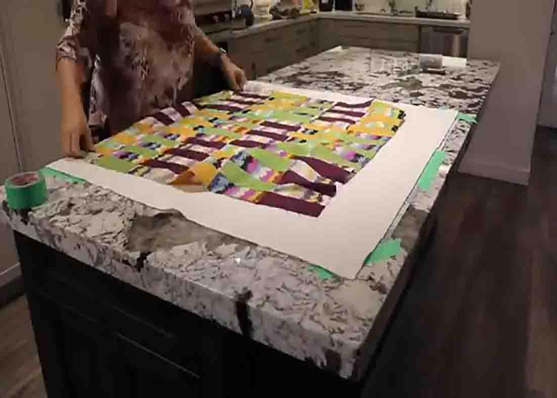 Making a good sandwich to avoid creases in your quilt