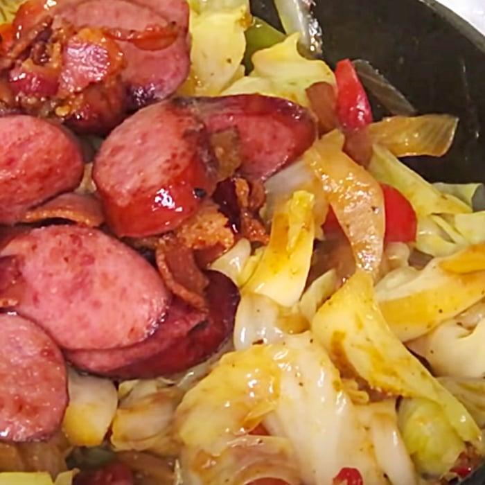 How To Make A Cajun Cabbage Recipe - Louisiana Cuisine - Easy Fried Cabbage Ideas