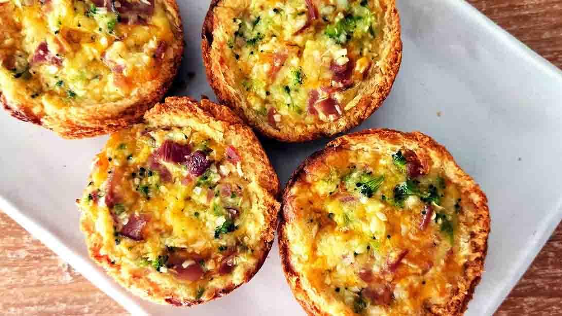 Easy Quiche Toast Cups Recipe