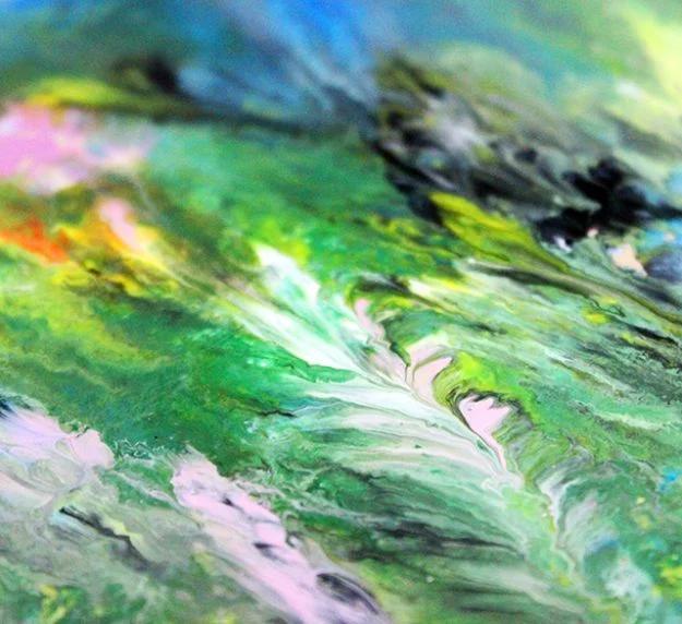 Acrylic Painting Tutorials and Techniques - Marbled Acrylic Painting - How To Paint With Acrylic Paint- DIY Acrylic Painting Ideas on Canvas - Make Flowers, Ocean, Sky, Abstract Pe