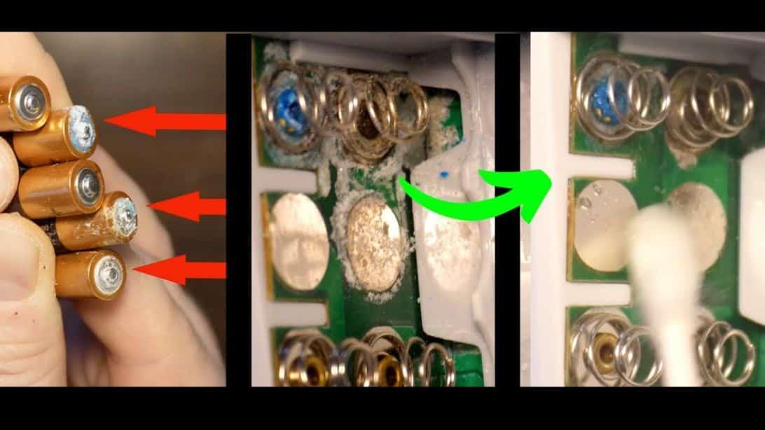 Clean Battery Corrosion on Electronics