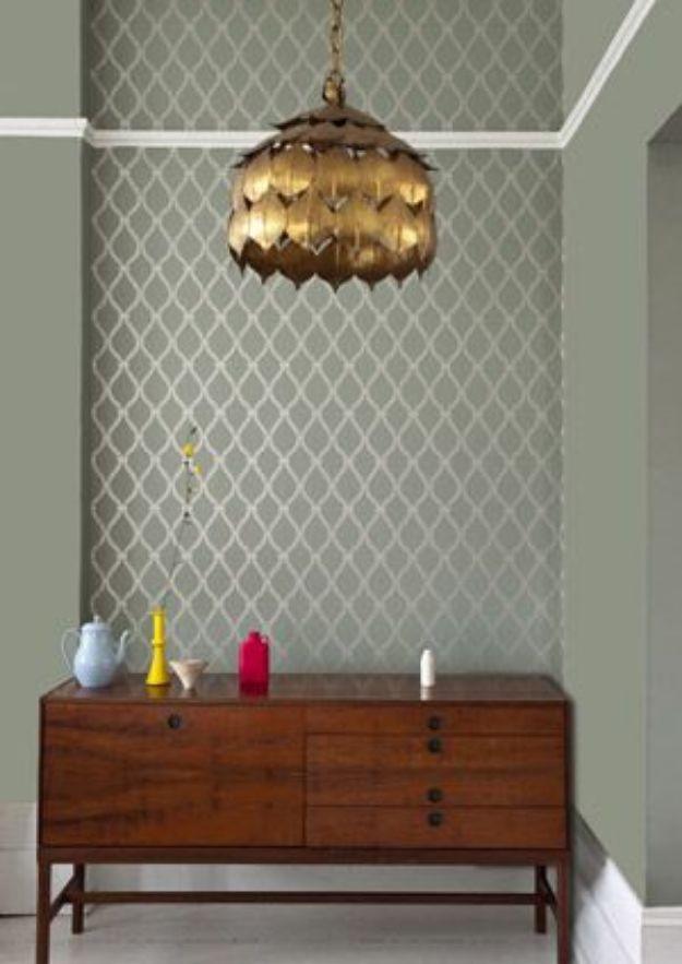 Create Feature Wall With Wallpaper, one worth bookmarking from this list and a project that comes together in an afternoon